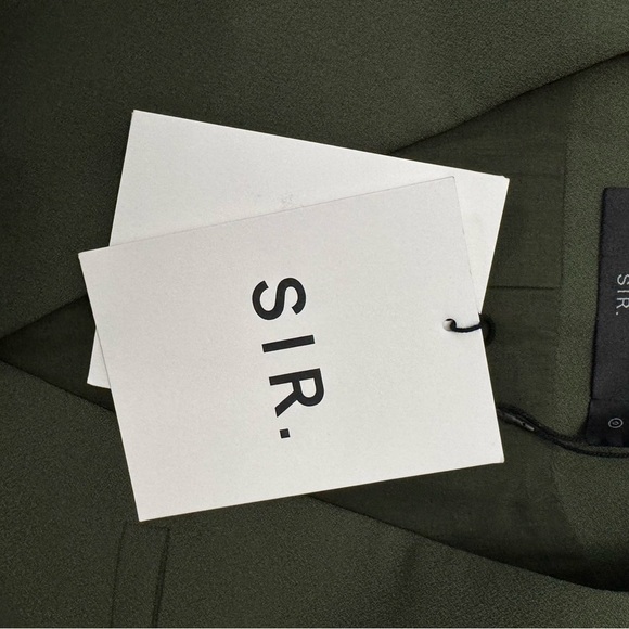 Sir The Label Gilles Vest Olive Green XS Sleeveless Blazer Top NWT Structured - Picture 7 of 16